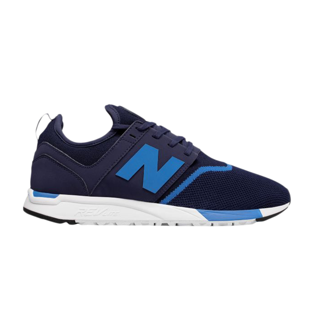 Pre-owned New Balance 247 Luxe 'navy' In Blue