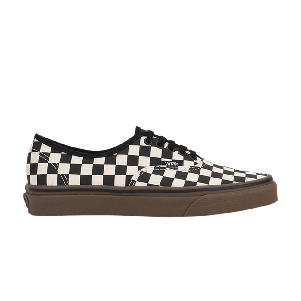 vans authentic checkerboard gum