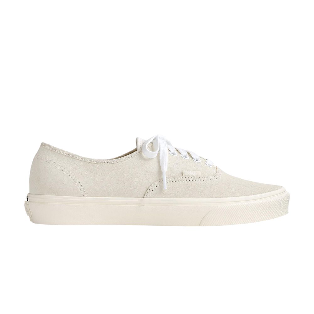 Pre-owned Vans J.crew X Authentic 'turtledove' In Cream