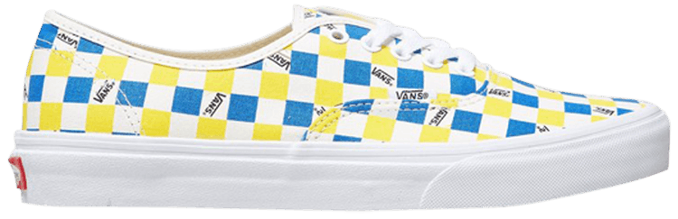 Vans Authentic BMX Checkerboard   Blue Lemon