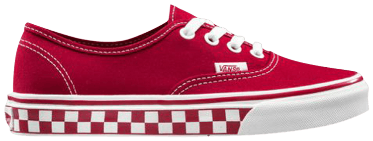 Vans authentic new arrivals checkerboard red
