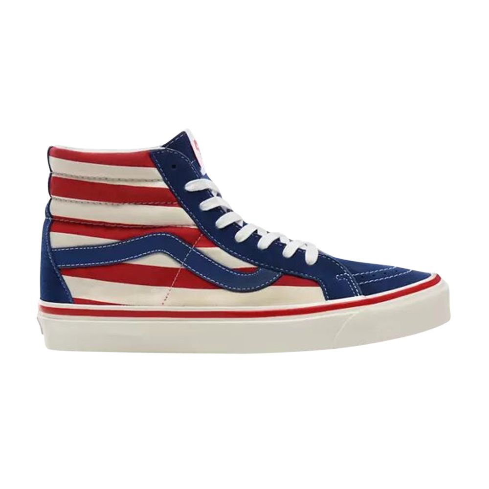 Pre-owned Vans Sk8-hi 38 Dx 'anaheim Factory - Stripes' In Blue