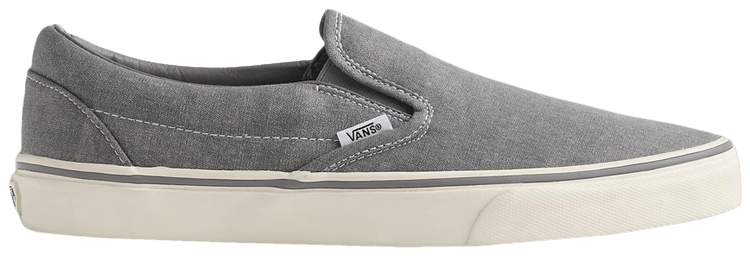 Vans Classic Slip On Washed   Nickel