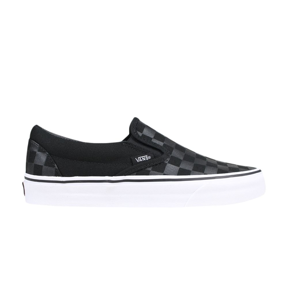 Vans Classic Slip-On 'Checkerboard - Black' | Men's Size 10.5