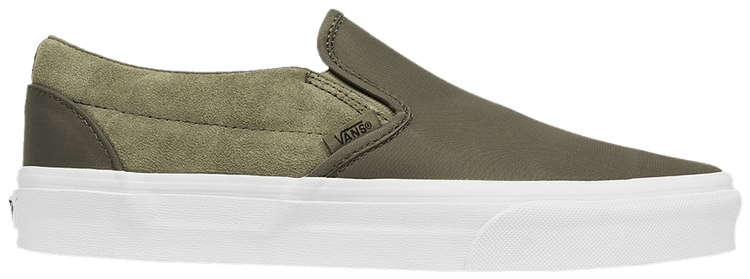 Vans Classic Slip On Surplus Nylon   Dusky Green
