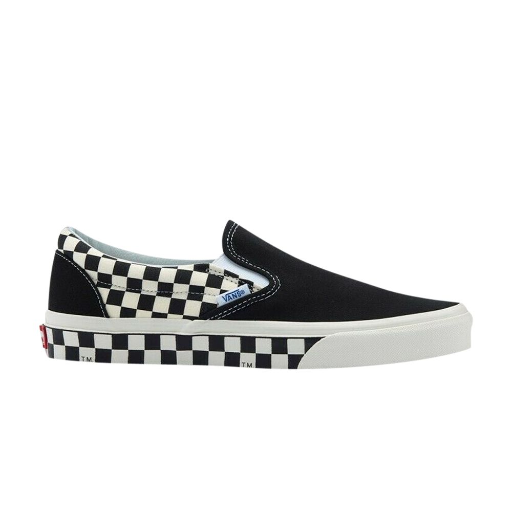 Pre-owned Vans Classic Slip-on 'sidewall Check - Black'