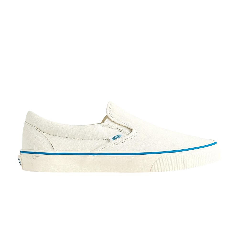 J.Crew x Vans Classic Slip-On 'Ripstop' | Cream | Men's Size 10.5 - VN0A38F7RC8