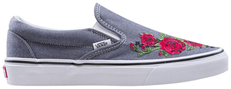 Vans Classic Slip On Chambray Rose