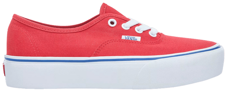 Vans Authentic Platform 20 Racing Red