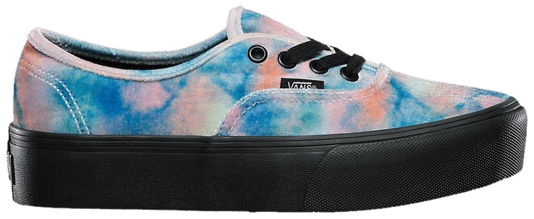 Vans Authentic Platform 20 Velvet Tie Dye