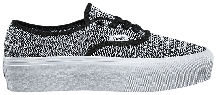 Vans Authentic Platform 20 Summer Mesh   Black