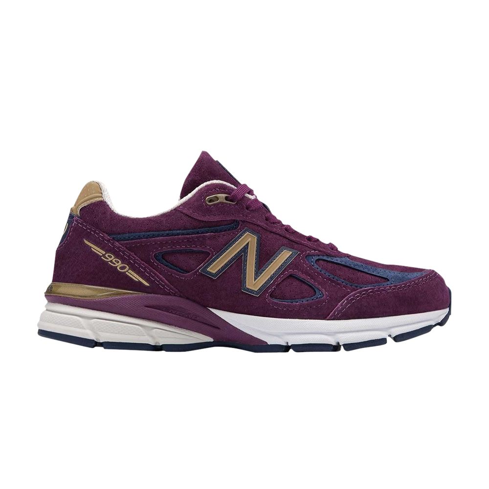 Pre-owned New Balance Wmns 990v4 Made In Usa 'deep Claret' In Purple