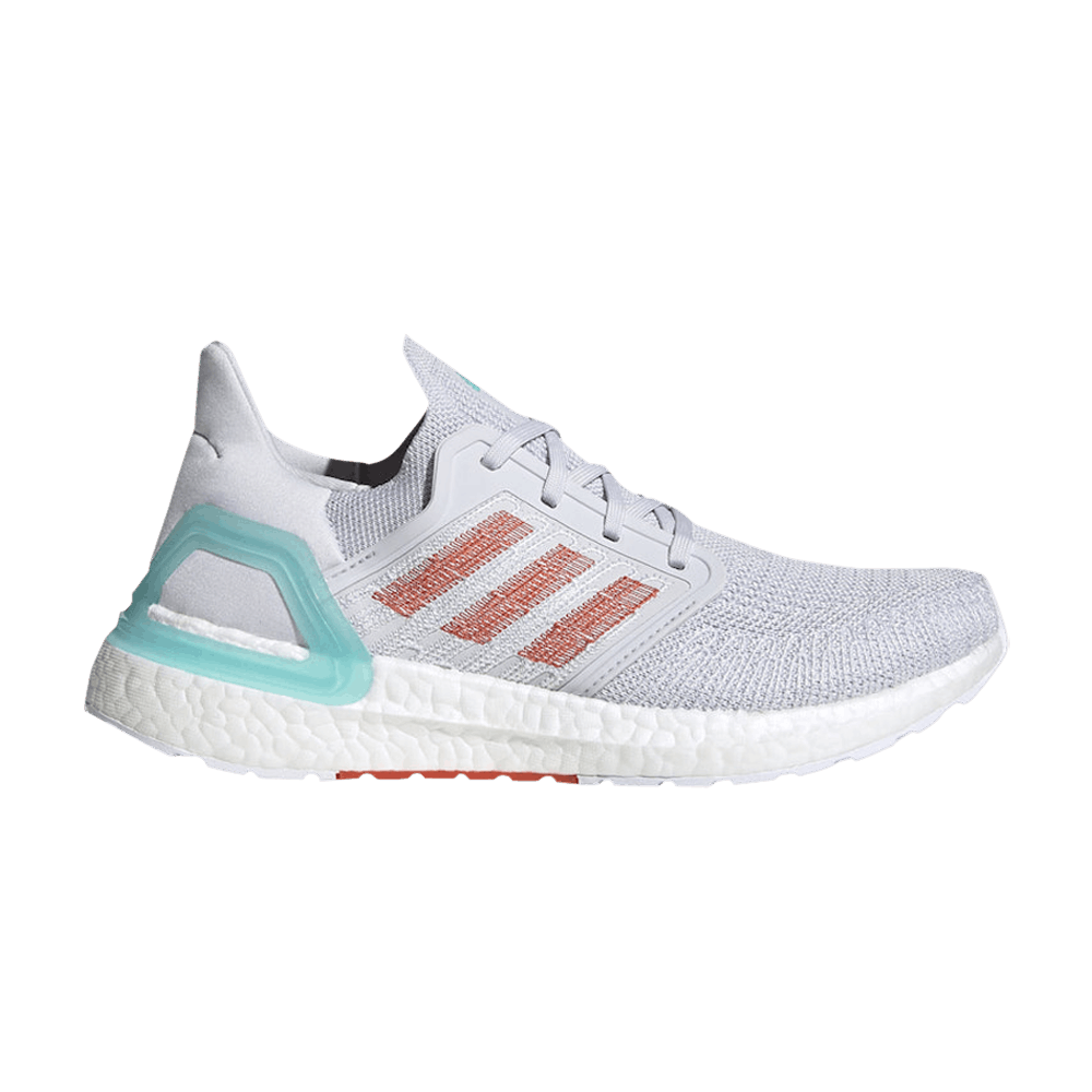 ultra boost 20 white blue orange