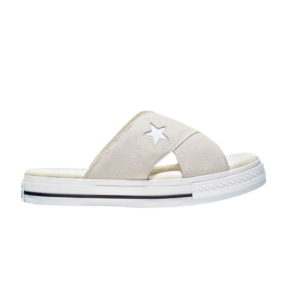 Pre-owned Converse Wmns One Star Sandal 'egret' | White | Women's Size 9.5