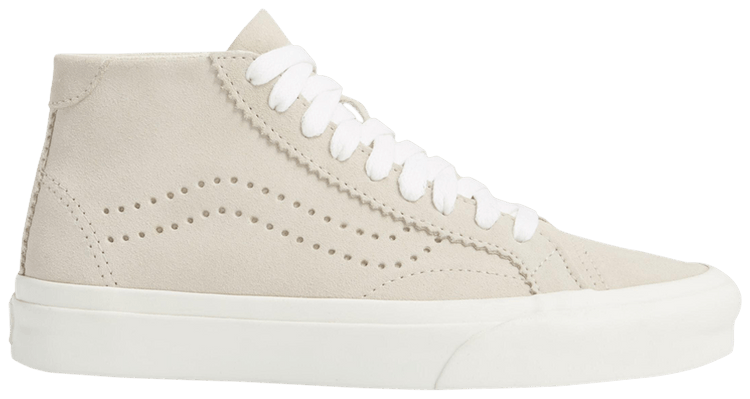 Vans Court Mid Pinked Suede   Silver Lining