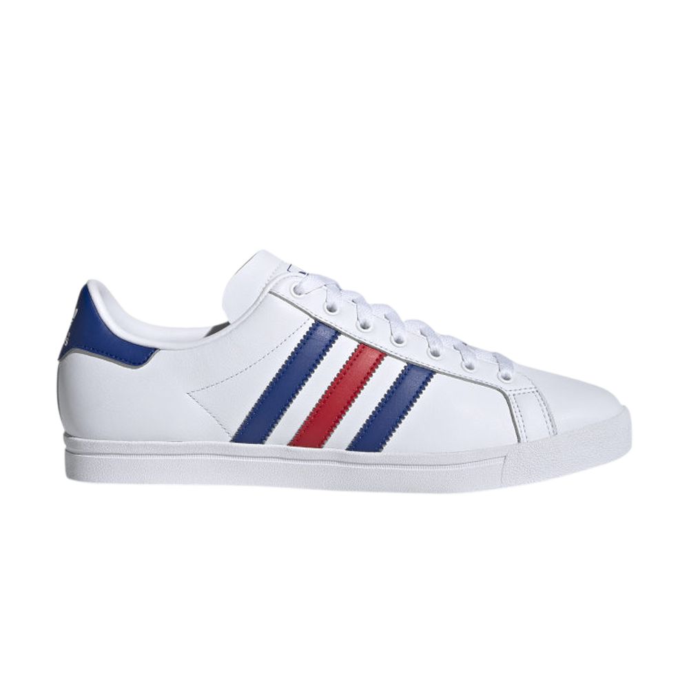 ADIDAS ORIGINALS COAST STAR 'WHITE ROYAL SCARLET'