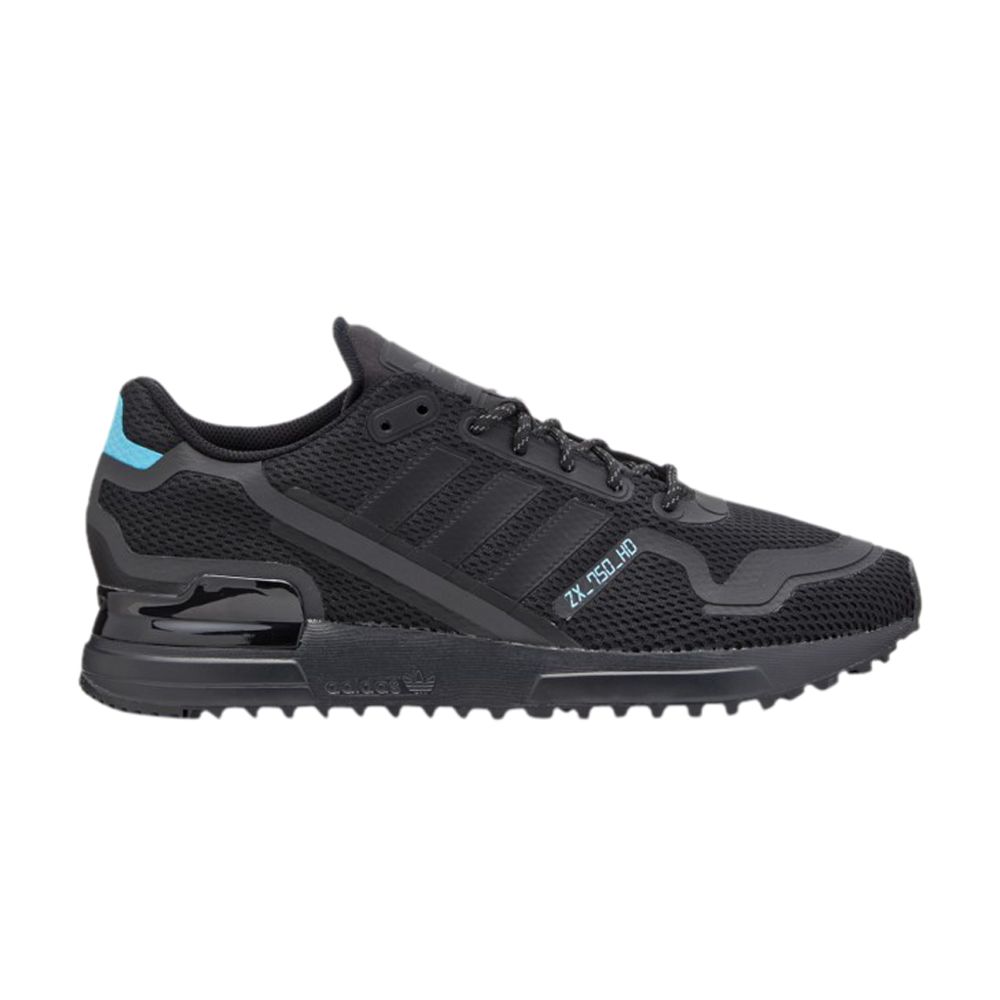 ADIDAS ORIGINALS ZX 750 HD 'CORE BLACK CYAN'