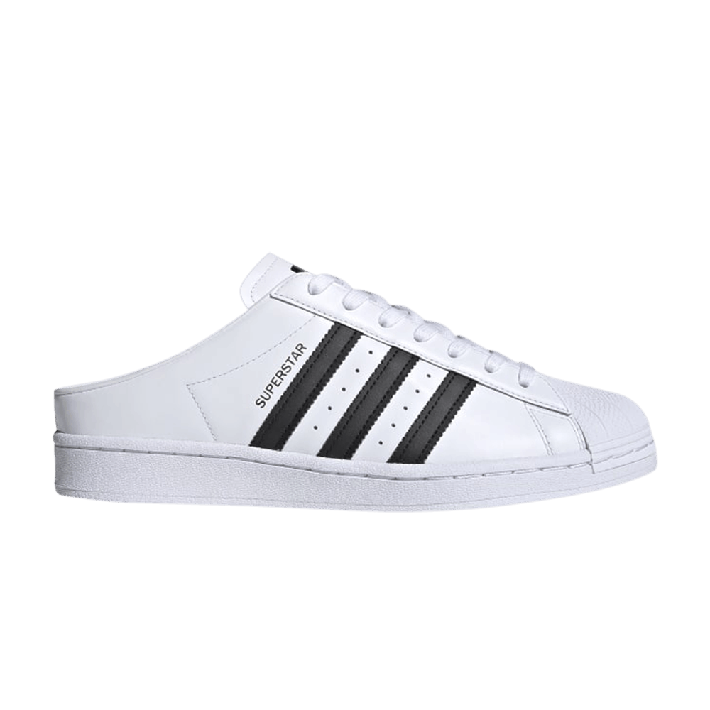 superstar slip on shoes white