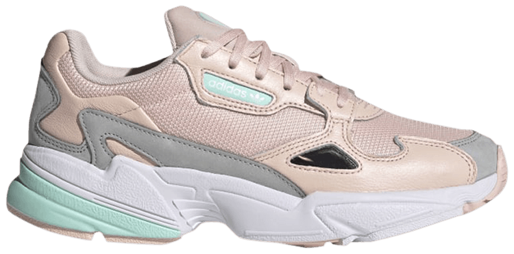 Adidas originals falcon trainer in grey and mint 2025