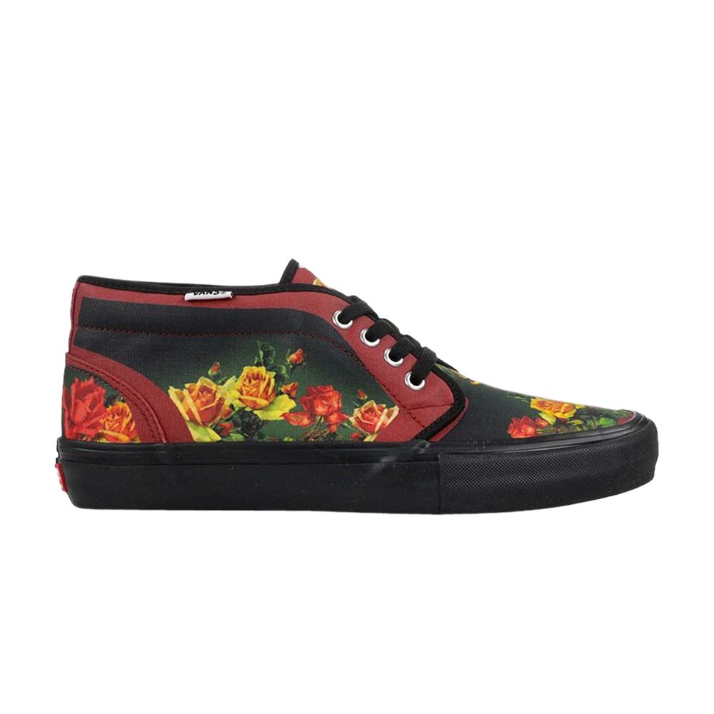 Vans Supreme x Jean Paul Gaultier x Chukka 95 'Burgundy Floral' | Red | Men's Size 9.5
