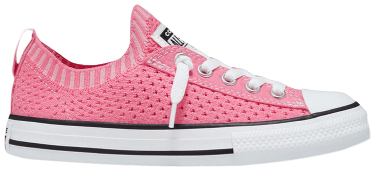 Converse Chuck Taylor All Star Slip Low GS Summer Knit   Pink