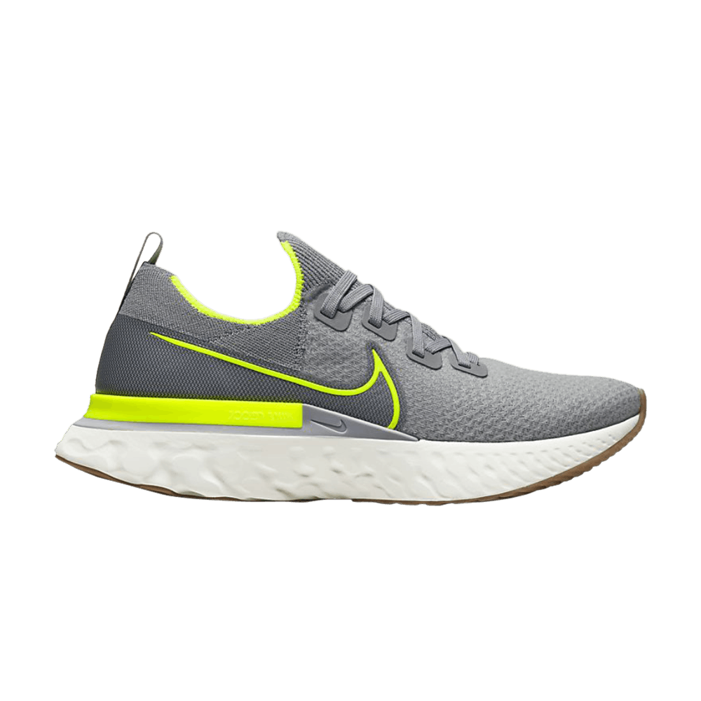 nike react infinity run flyknit particle grey