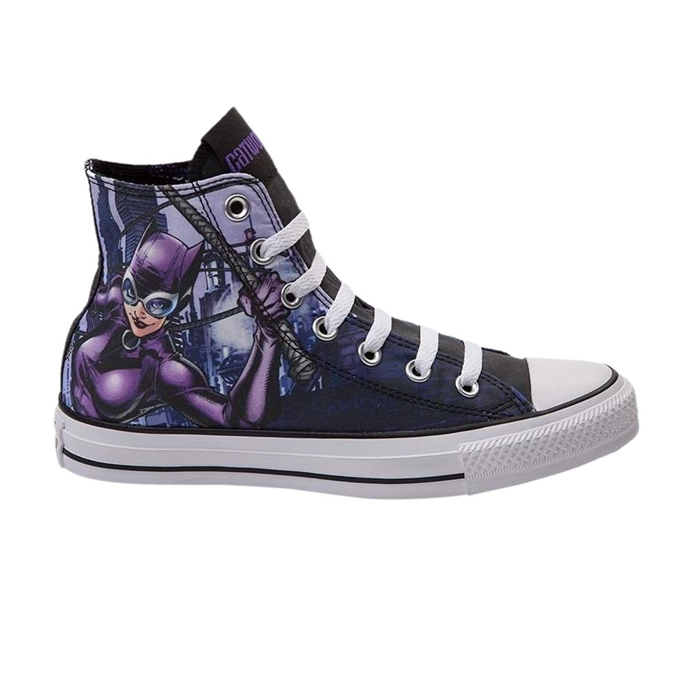 Pre-owned Converse Dc Comics X Chuck Taylor All Star High 'catwoman' | Purple | Men's Size 6