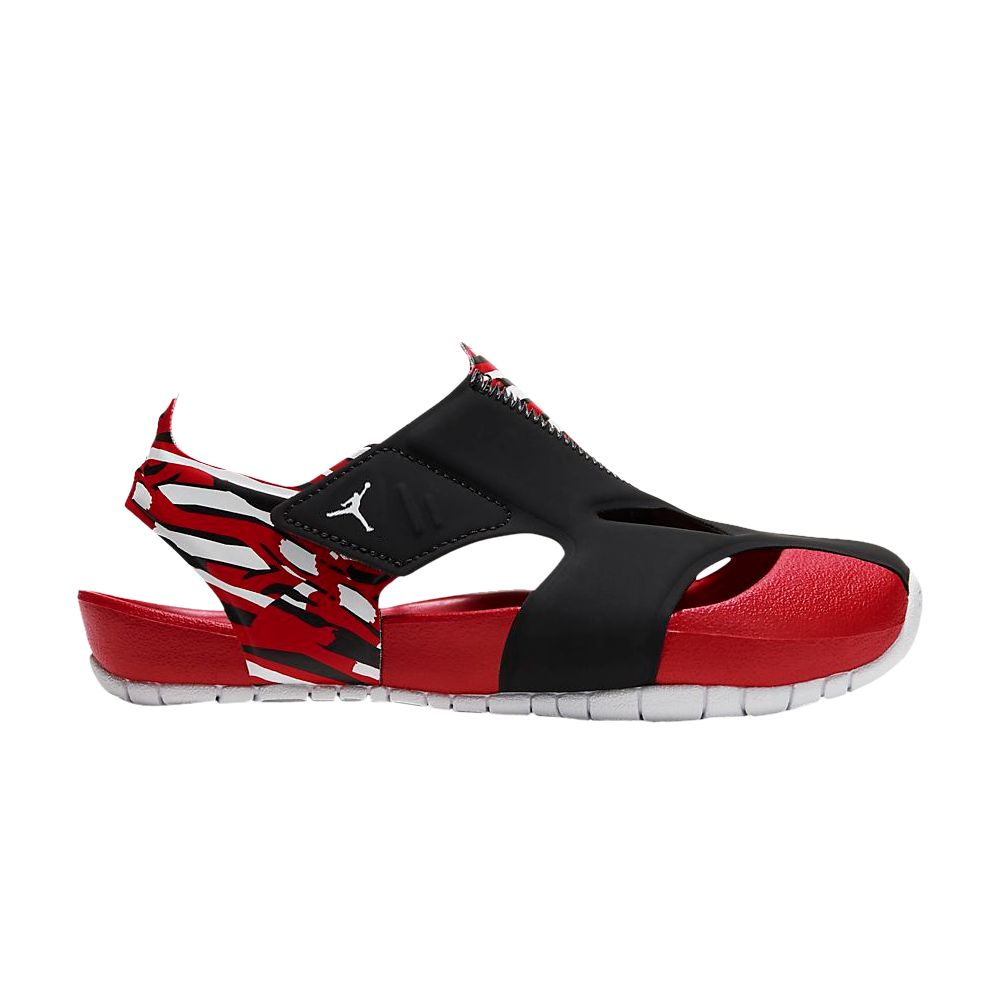 Pre-owned Air Jordan Jordan Flare Ps 'black University Red' | Kid's Size 11