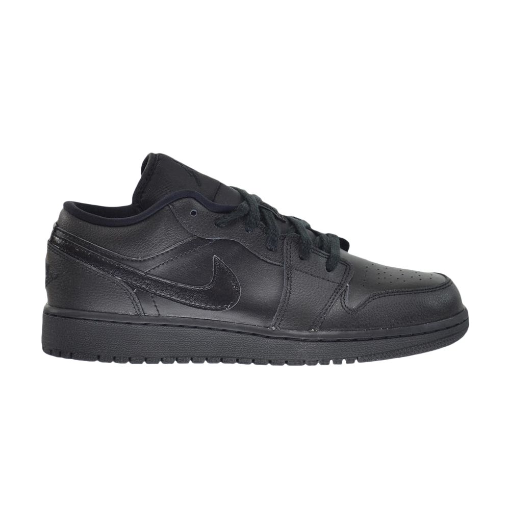 Pre-owned Air Jordan 1 Low Bg 'triple Black' | Kid's Size 3.5