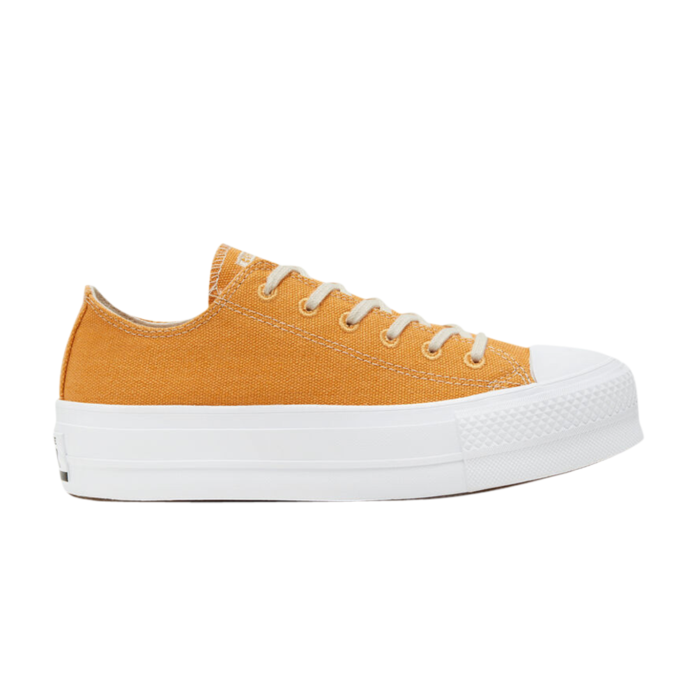 Pre-owned Converse Wmns Renew Cotton Chuck Taylor All Star Platform Low 'sunflower Gold' In Orange