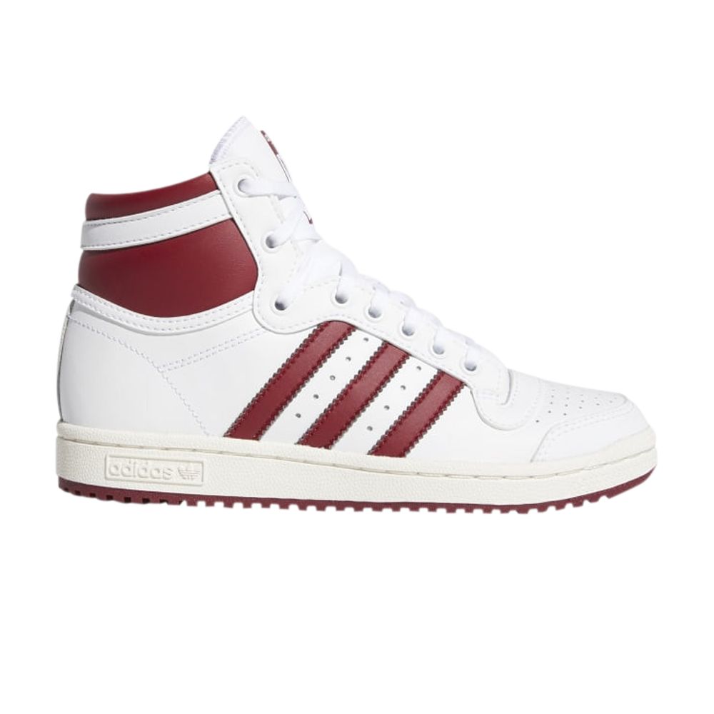 adidas Top Ten Hi J 'Collegiate Burgundy' | White | Kid's Size 5.5 - EF7340
