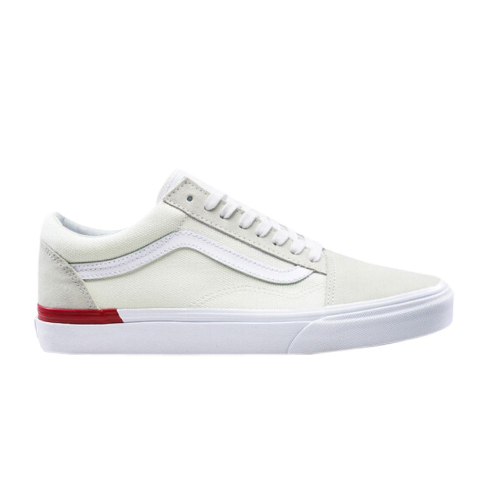 Pre-owned Vans Old Skool 'split Foxing - White Red'