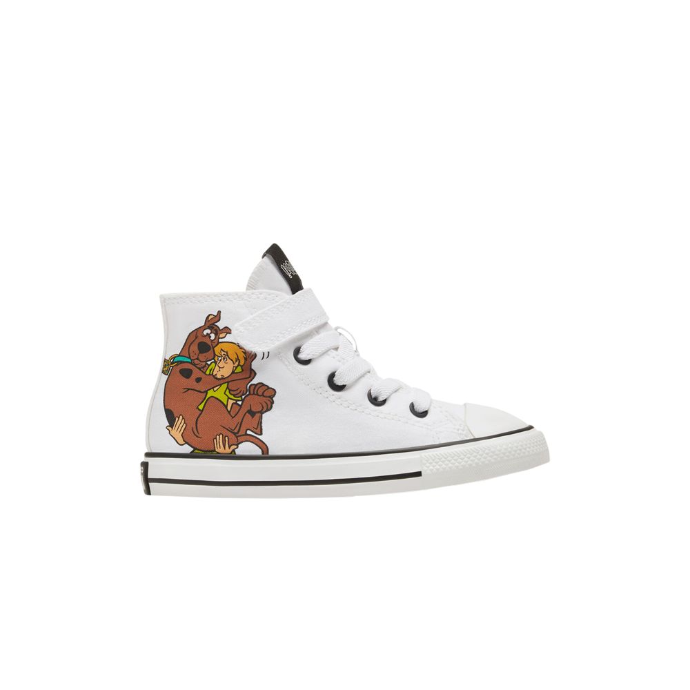 Pre-owned Converse Scooby-doo X Chuck Taylor All Star High Easy-on Td 'white' | Infant Size 6