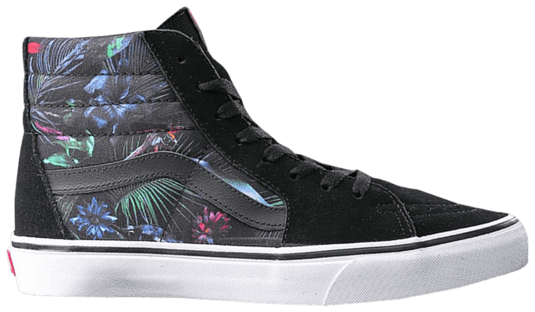 Vans Sk8 Hi Black Floral