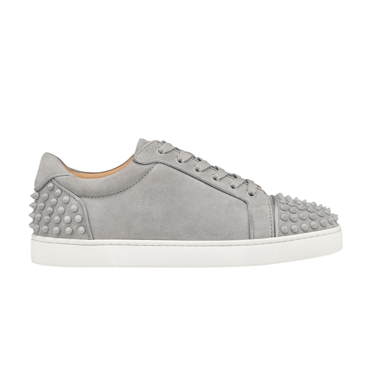 Louboutin grey suede low discount