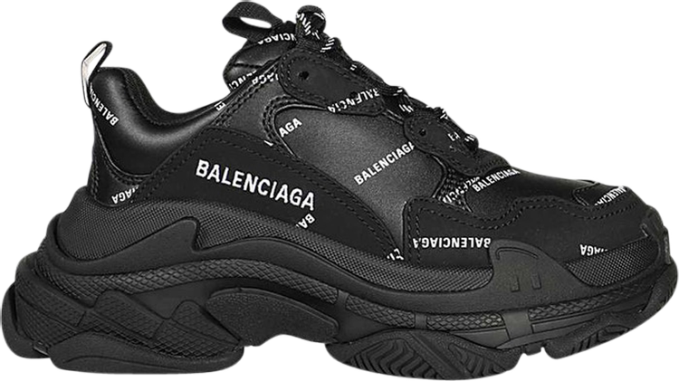 Balenciaga Wmns Triple S Sneaker 'Black Logo'