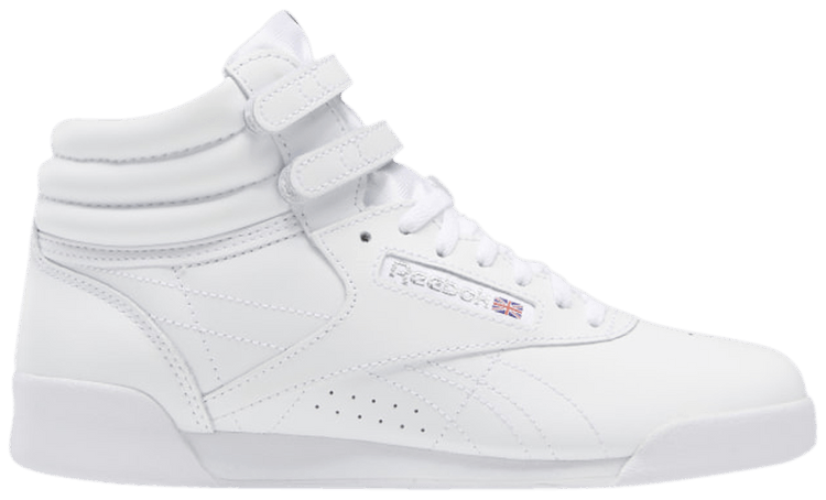 Reebok Freestyle High J White Silver