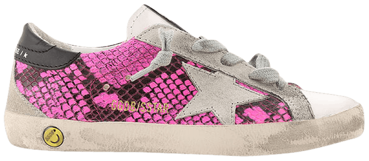 Buy Golden Goose Superstar Kids Fuchsia Snakeskin G36KS301 B36