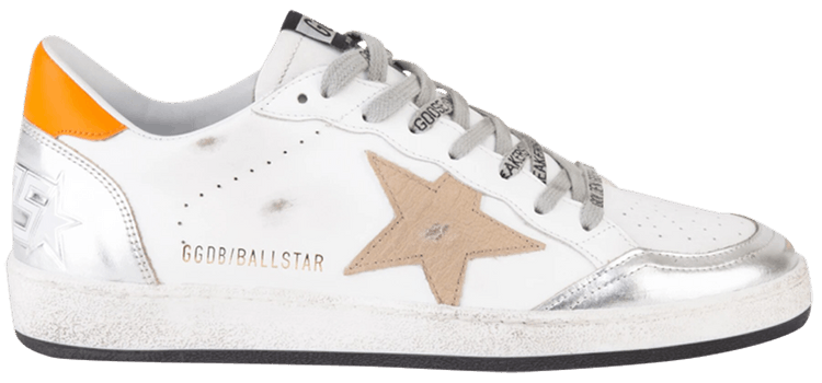 Golden Goose Superstar White Silver