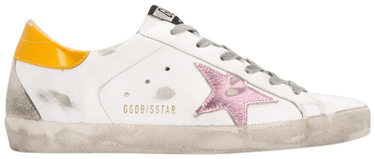 Golden Goose Wmns Superstar White Metallic Pink Gold