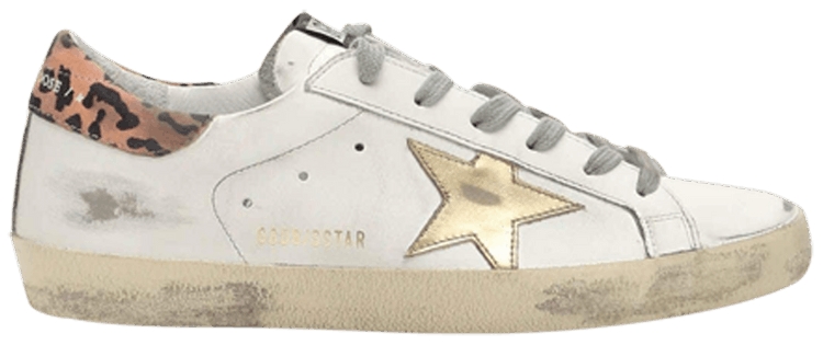 Golden Goose Wmns Superstar White Leopard