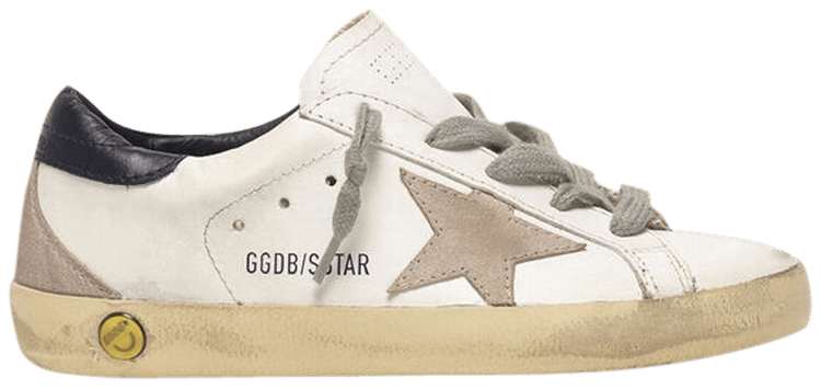 Golden Goose Superstar Kids White Blue Cream