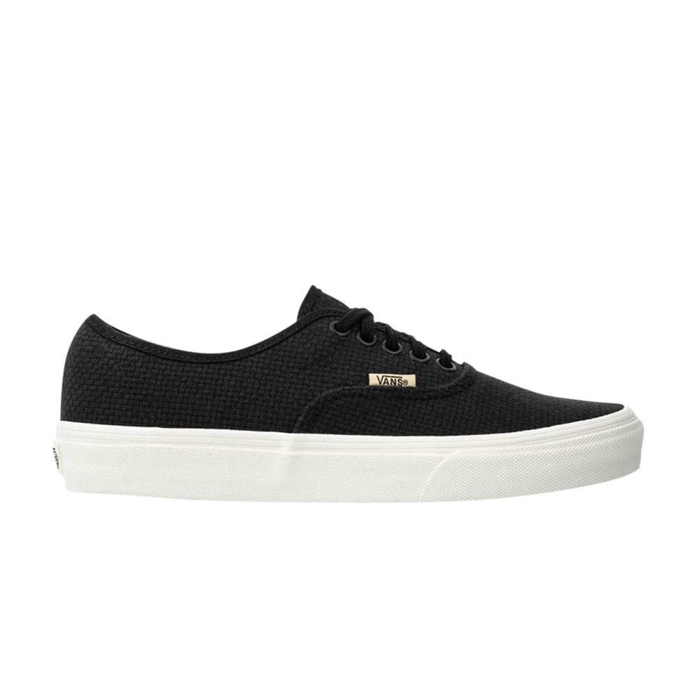 Pre-owned Vans Authentic 'woven Checkerboard' In Black