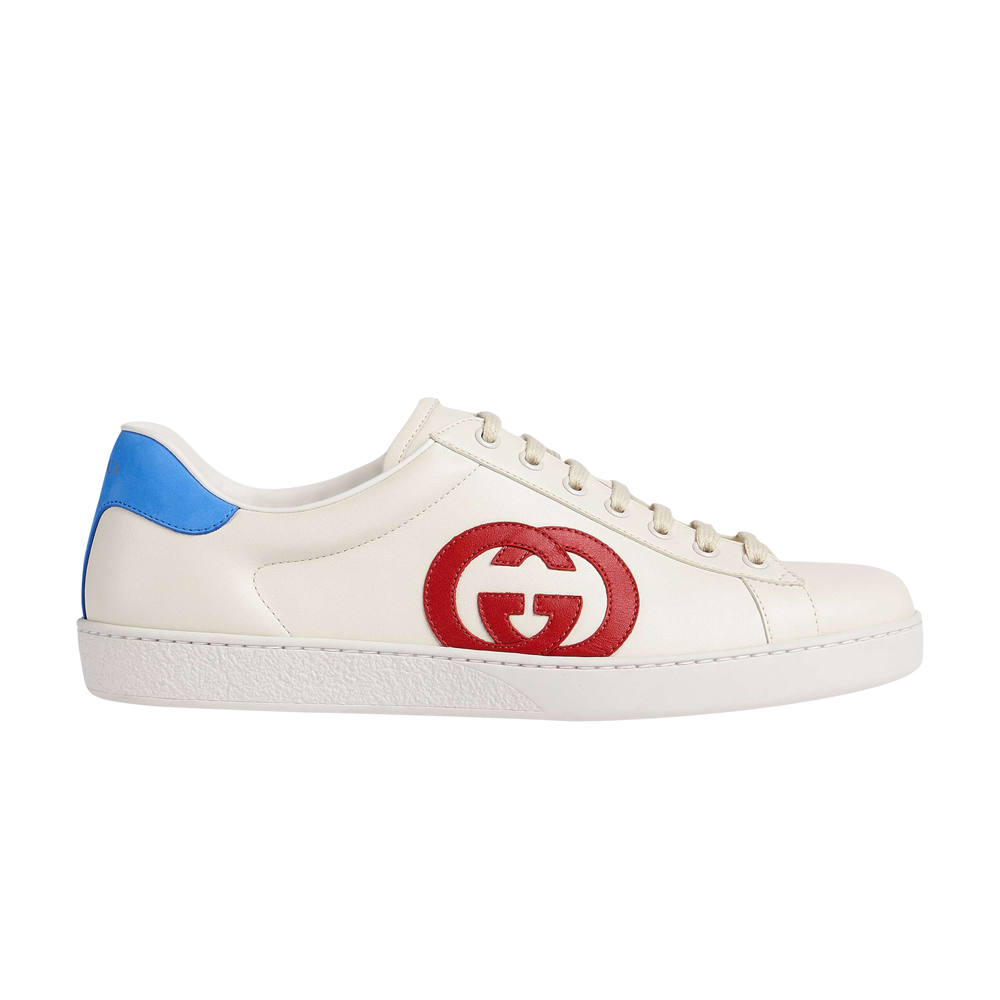 Pre-owned Gucci Ace 'interlocking G - White Red Blue'