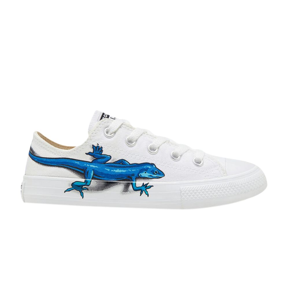 Pre-owned Converse Chuck Taylor All Star Low J 'leapin' Lizards' | White | Kid's Size 4