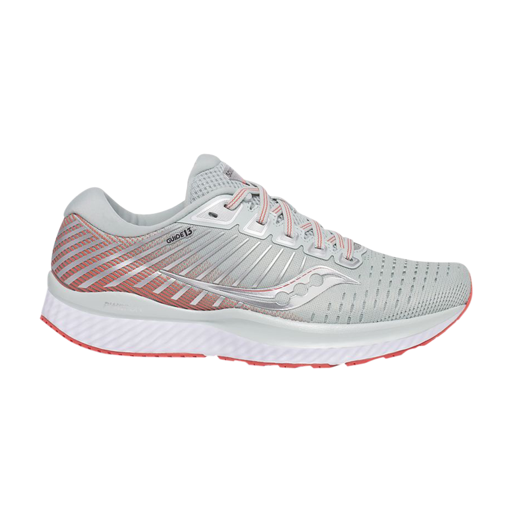Pre-owned Saucony Wmns Guide 13 'grey Coral'