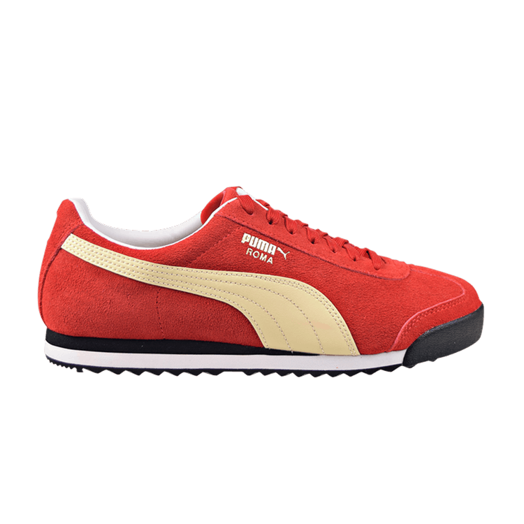 Puma roma suede red top