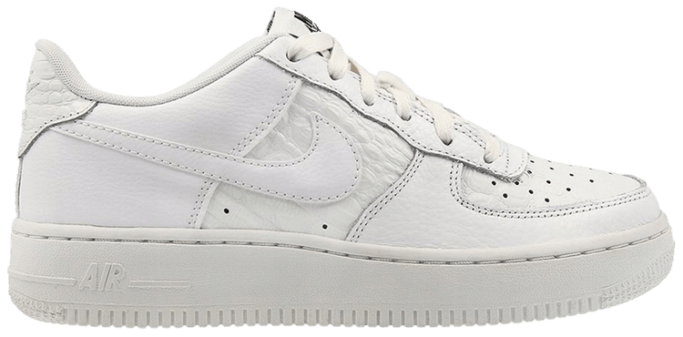 Nike Air Force 1 Low LV8 GS White Snakeskin