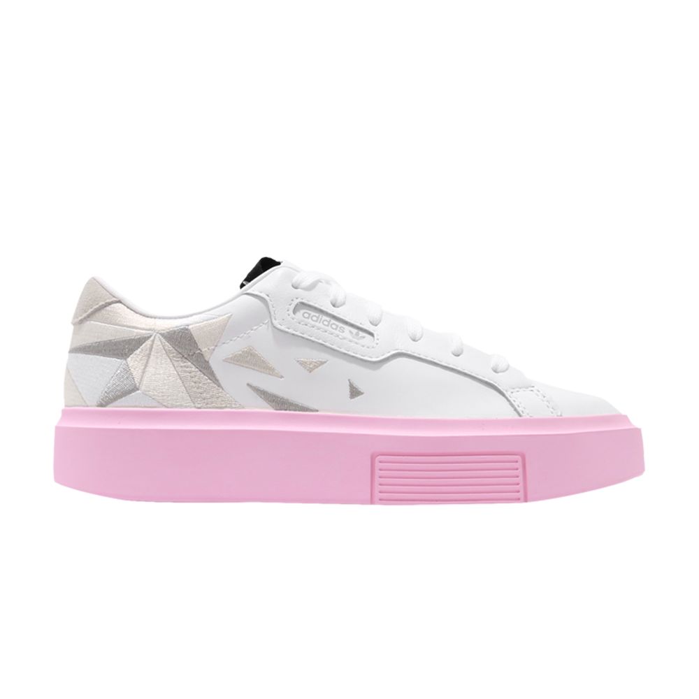 Pre-owned Adidas Originals Wmns Sleek Super 'white Clear Pink'