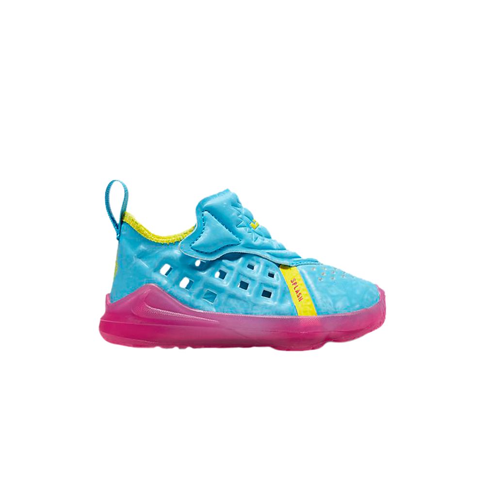 Pre-owned Nike Lebron 17 Dunked Td 'south Beach' | Blue | Infant Size 8